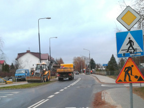 Budowa przystanków autobusowych po obu stronach ul. Rolanda /fot. targowek.info