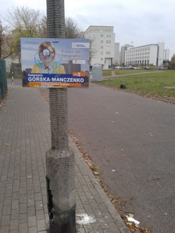 Kampania wyborcza na Bródnie / fot. czytelnik tagowek.info