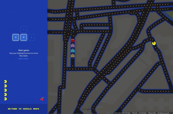 Pac-Man na Targówku - kto rozpozna, która to część dzielnicy? / fot. Google Maps