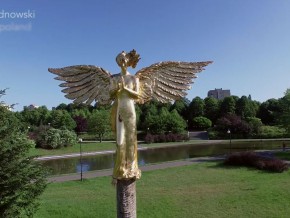 Anioł w Parku Bródnowskim / fot. YouTube