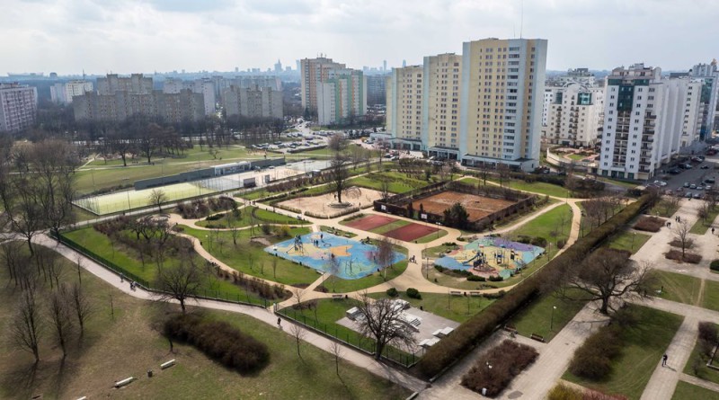 Plac zabaw w Parku Bródnowskim