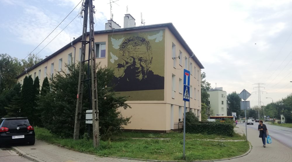 Mural Józefa Balcerka na Targówku